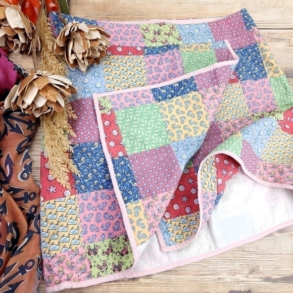 Vineyard Vines Dresses & Skirts - Vineyard Vines Multicolored Wrap Skirt Sz 8